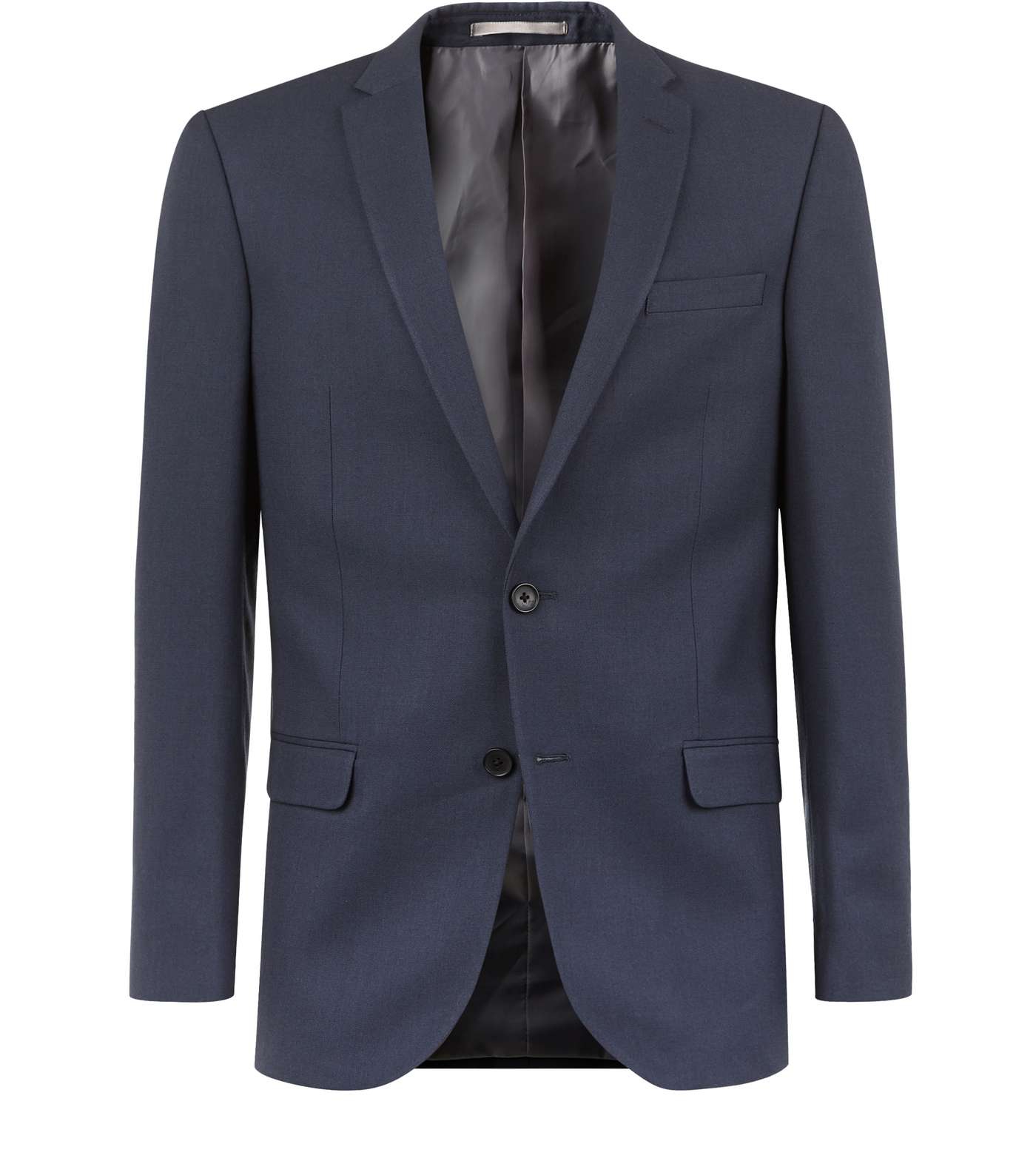 Blue Slim Fit Suit Jacket  Image 4