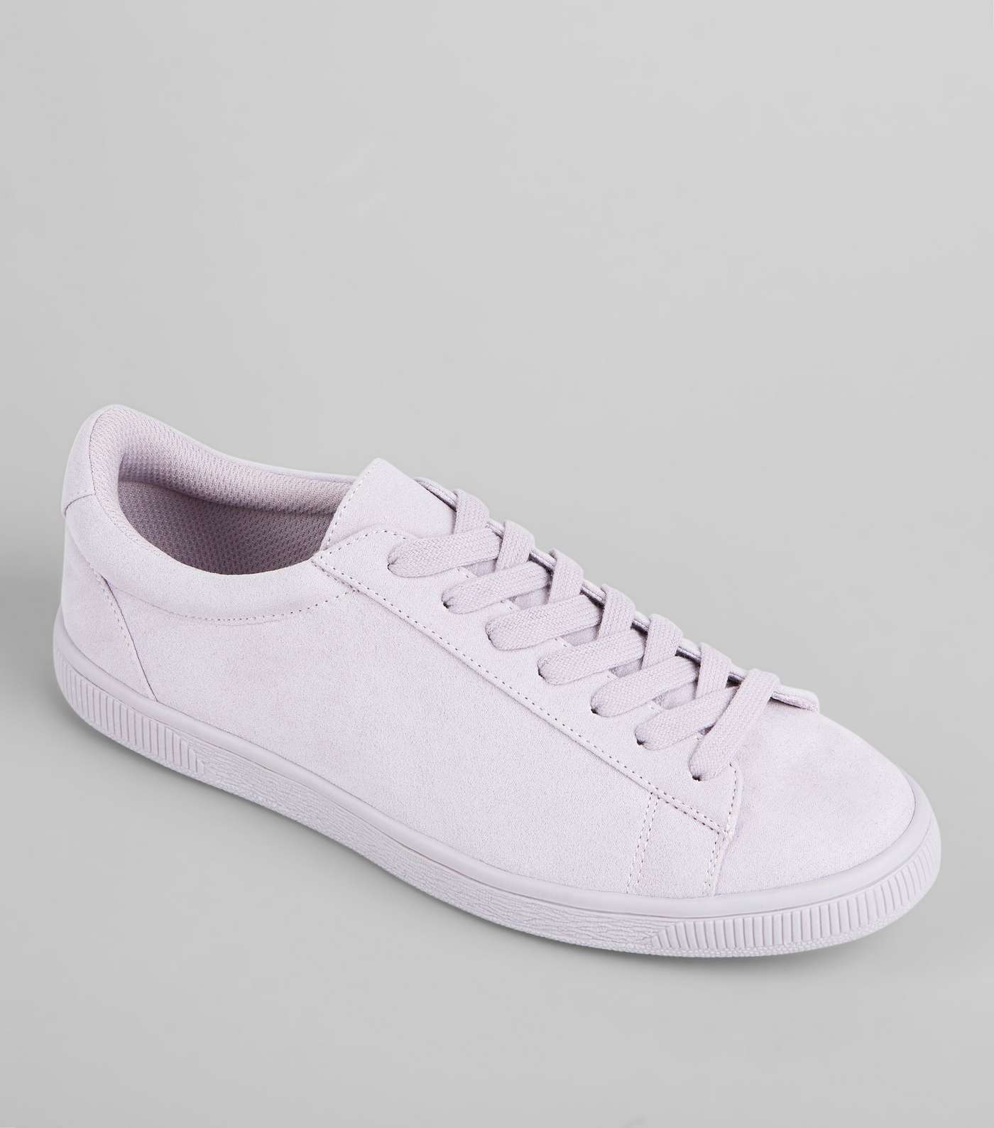 Lilac Suedette Trainers