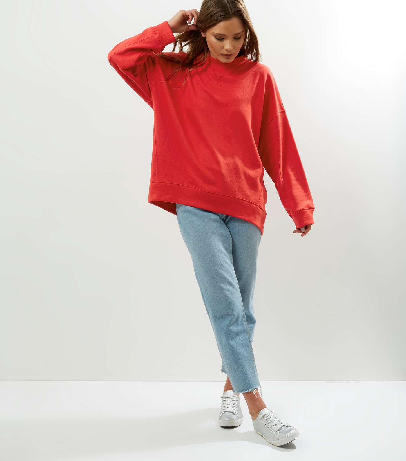 Red Balloon Sleeve Sweater  Image 2