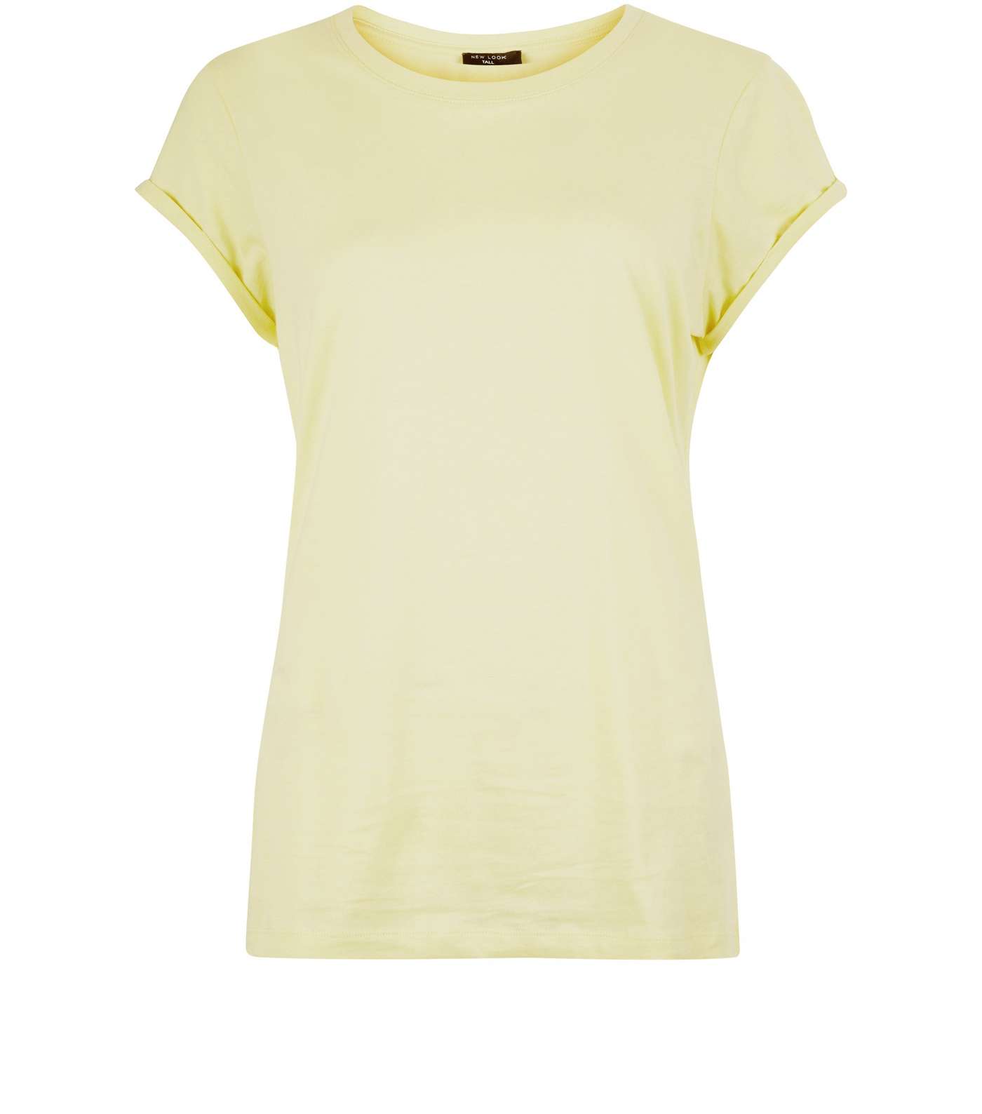 Tall Yellow Roll Sleeve T-Shirt Image 4