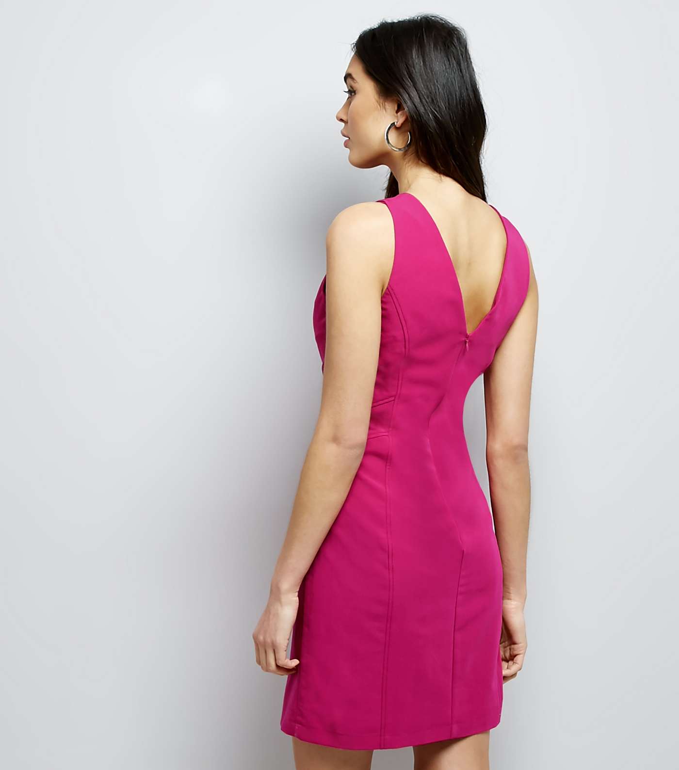 Bright Pink Suit Dress Image 3