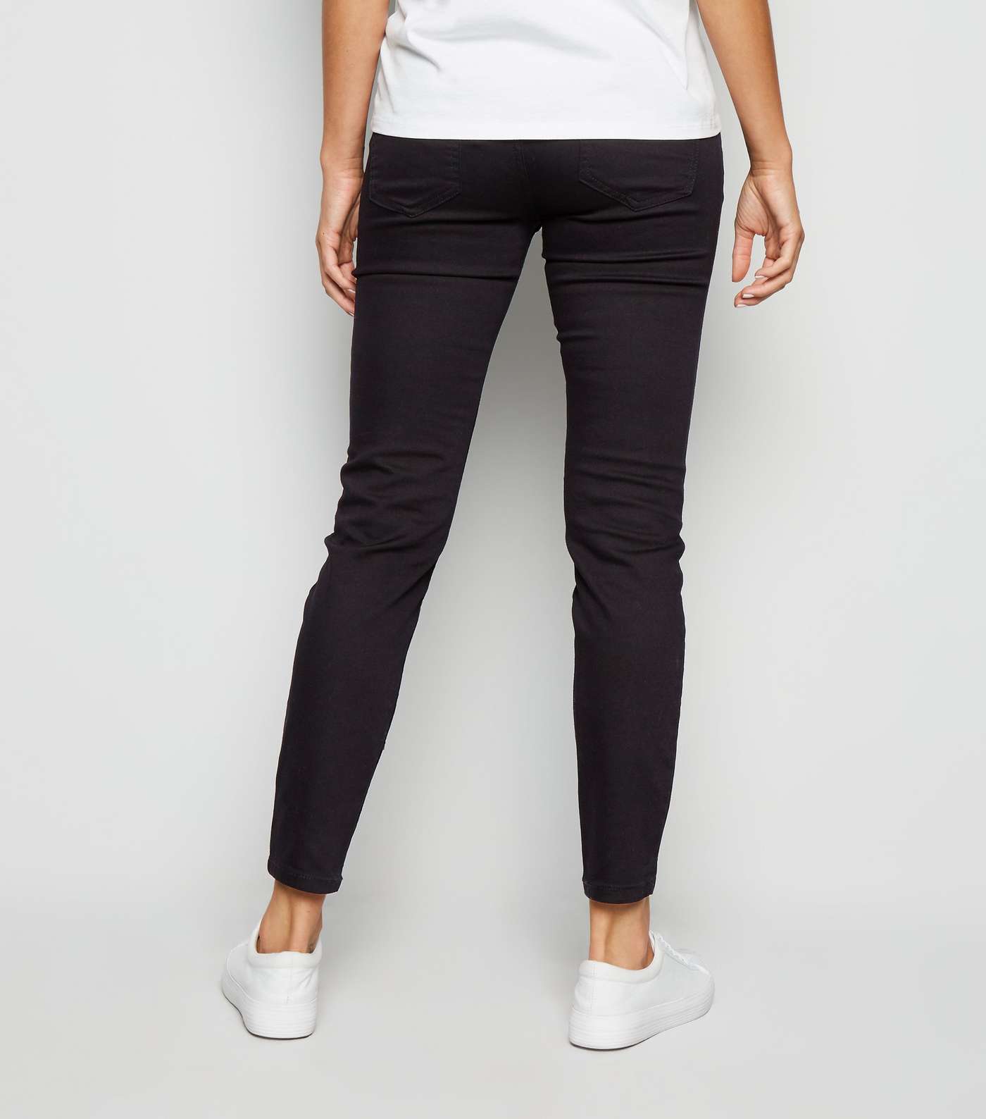 Maternity Black Over Bump Jeggings Image 3