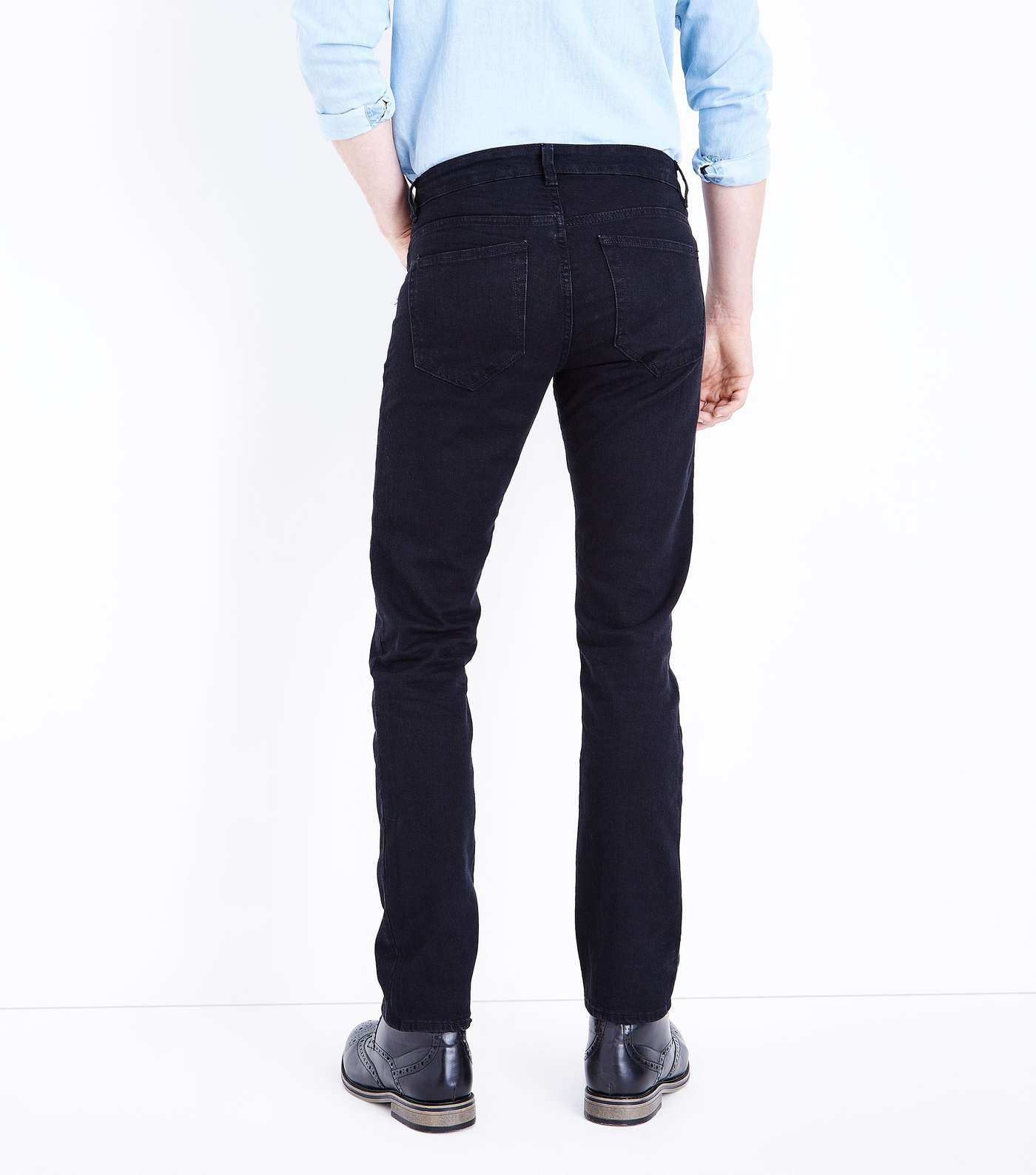 Black Slim Leg Jeans  Image 3