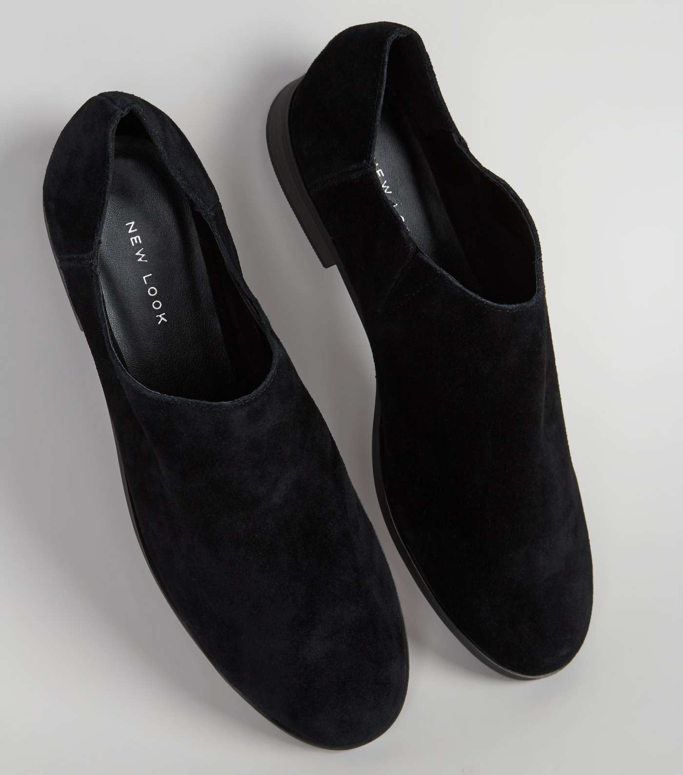 Black Suede High Vamp Shoes Image 5