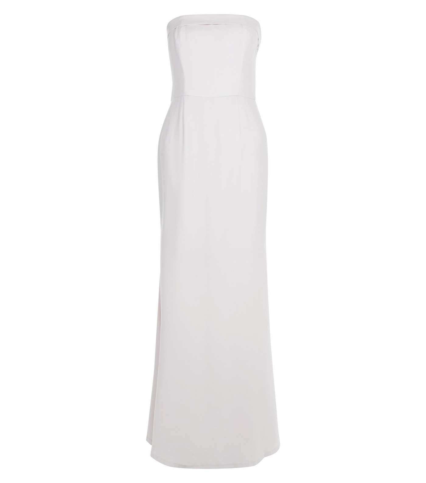 Lilac Bardot Maxi Bridesmaid Dress Image 4