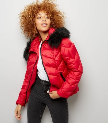 Women's Red Coats & Jackets | Burgundy Coats | New Look