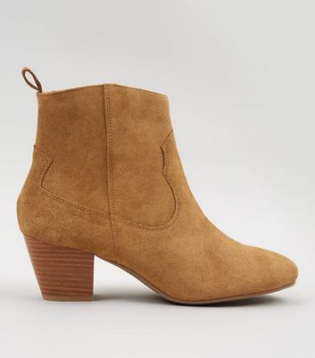 boots western femme daim