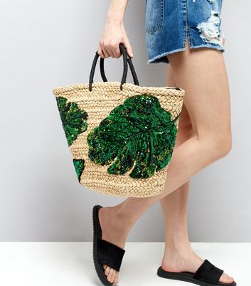 new look basket bag