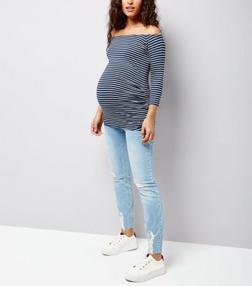 Red maternity skinny jeans Red maternity skinny jeans
