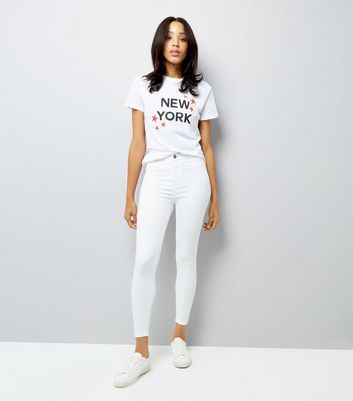 new look hallie high waist super skinny jeans