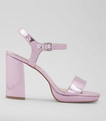 wide fit snakeskin heels