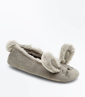 grey ballet slippers