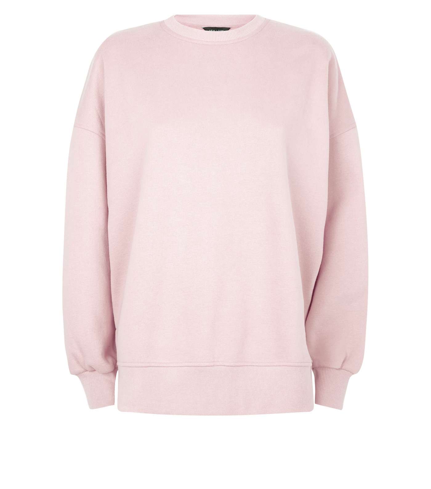 Shell Pink Slouchy Split Side Sweatshirt Image 4