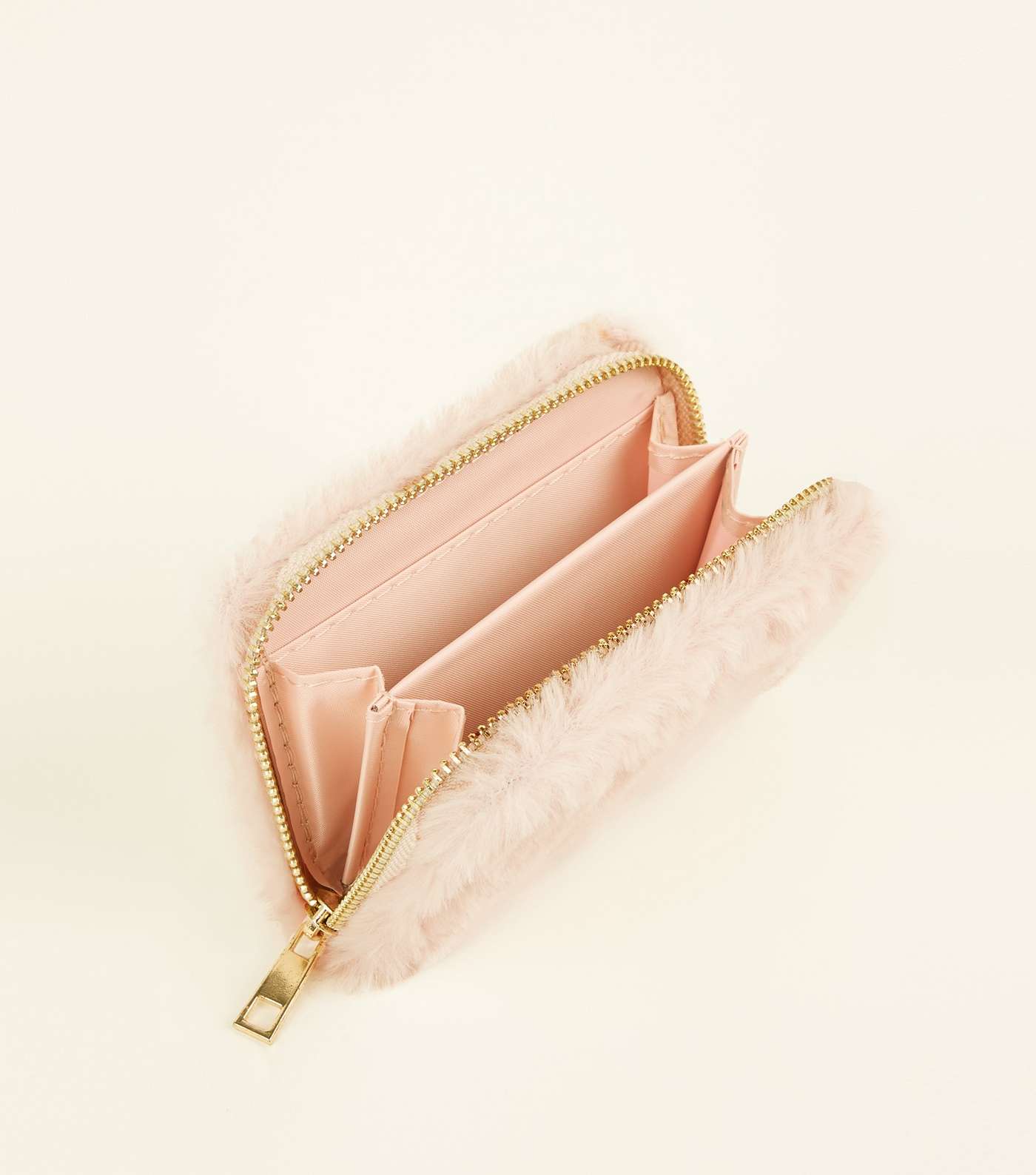 Pink Faux Fur Card Holder Image 2