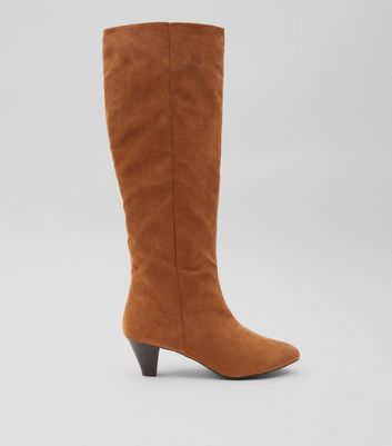 tan womens boots knee high