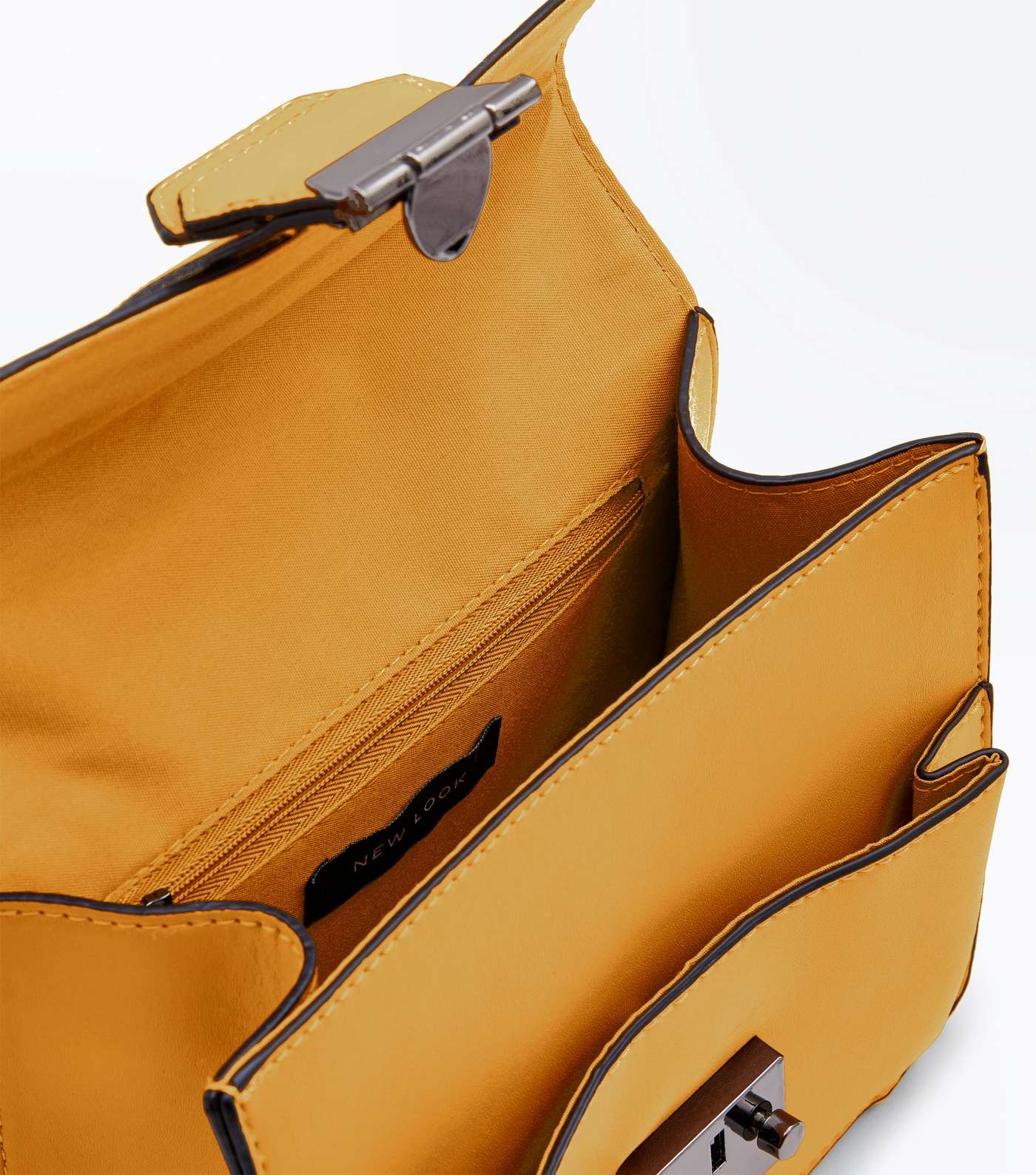 Mustard Top Handle Bag Image 5