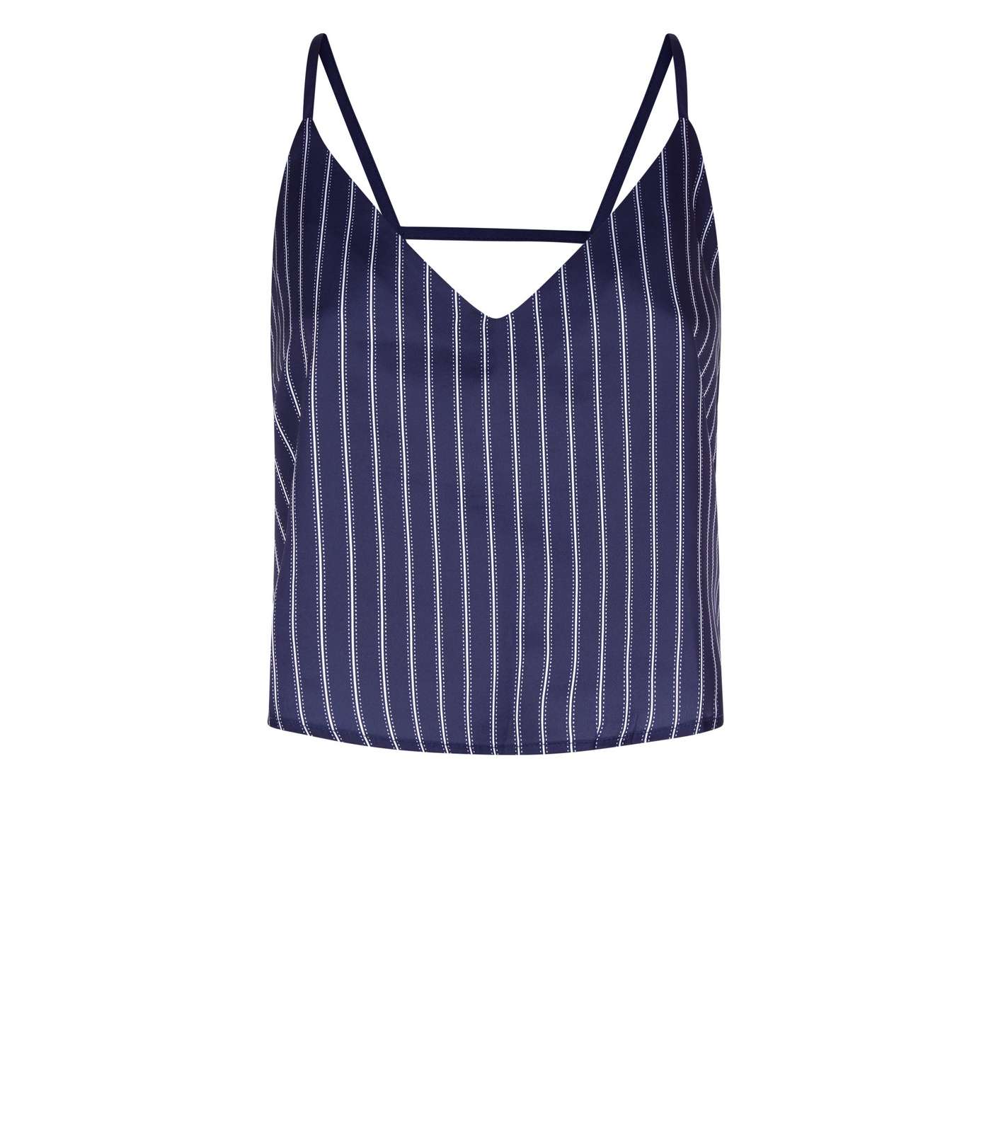 Blue Striped Pyjama Cami Image 3