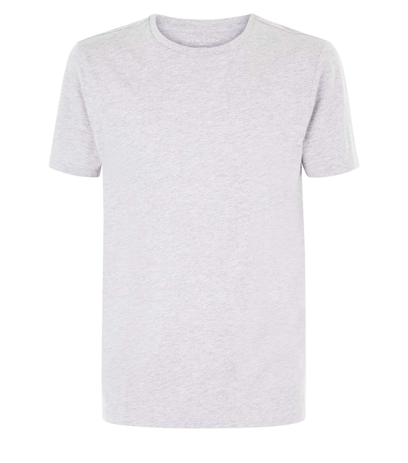 Grey Crew Neck T-Shirt Image 4