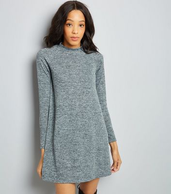 High Neck Swing Dress