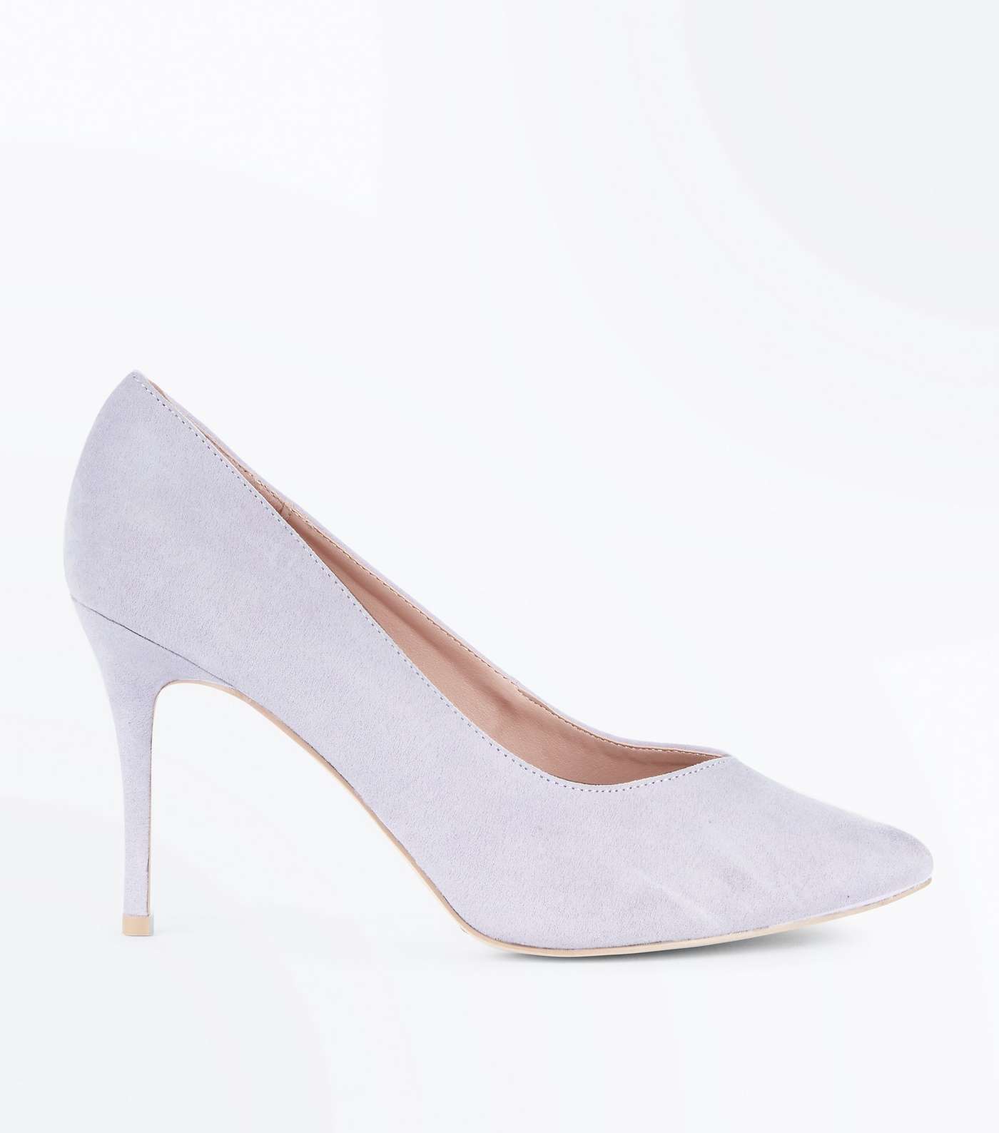 Lilac Sweetheart Pointed Court Shoes