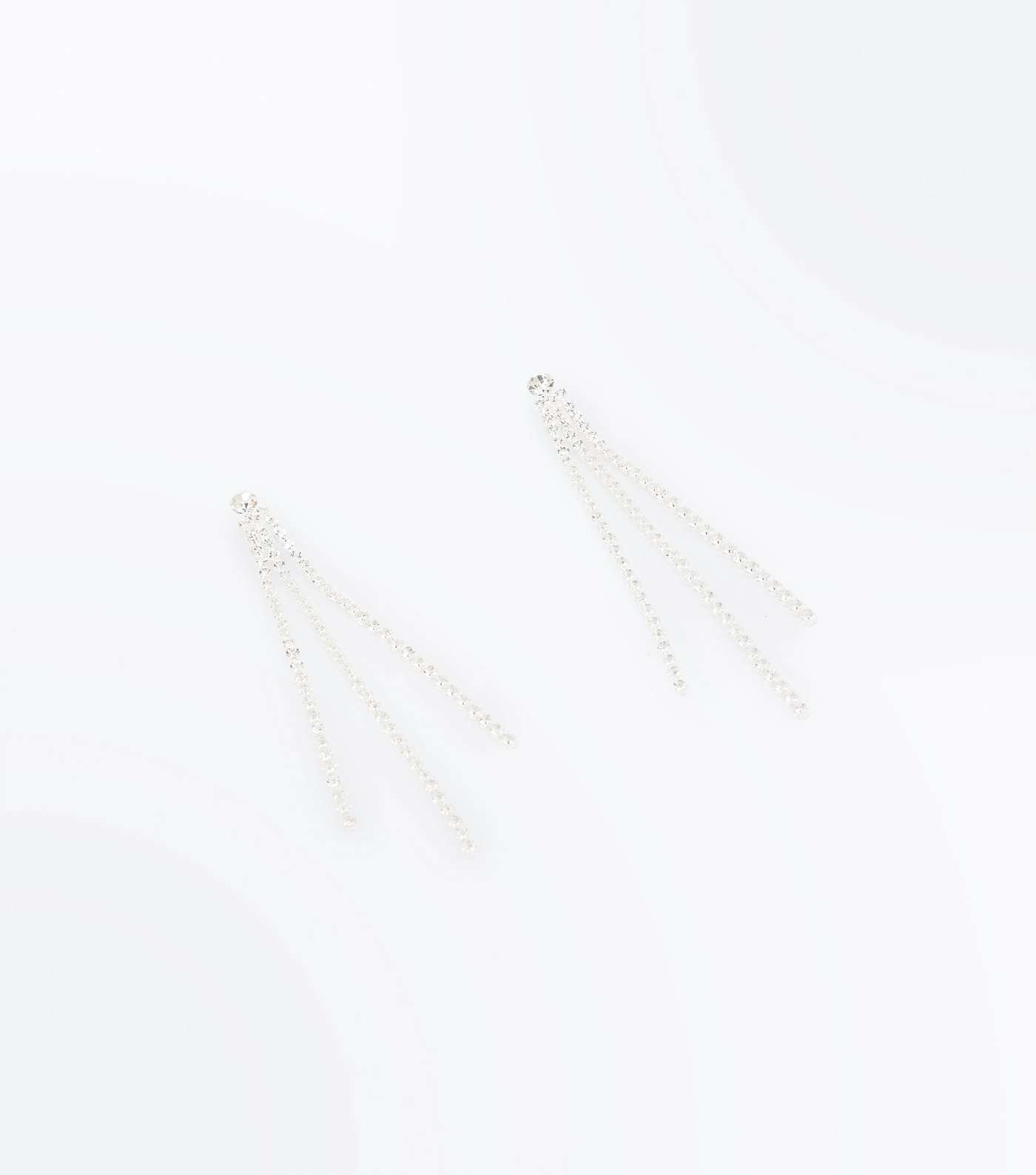 Crystal Cubic Zirconia Tassel Drop Earrings