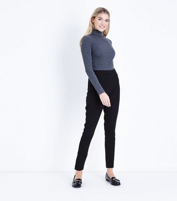 Women S Workwear Work Clothes Office Wear New Look Black Slim Leg Trousers