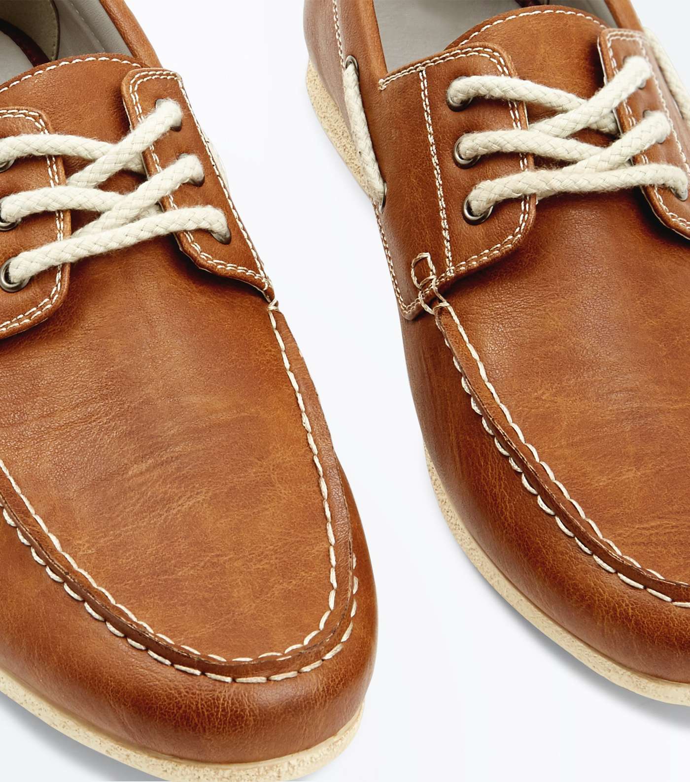 Tan Boat Shoes Image 5