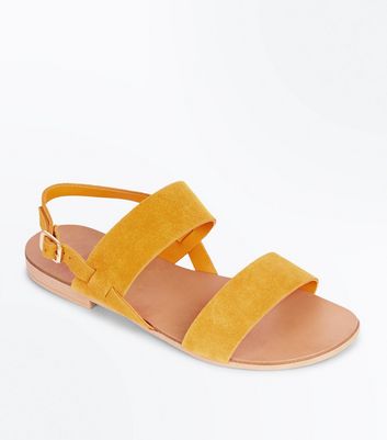mustard wide fit shoes
