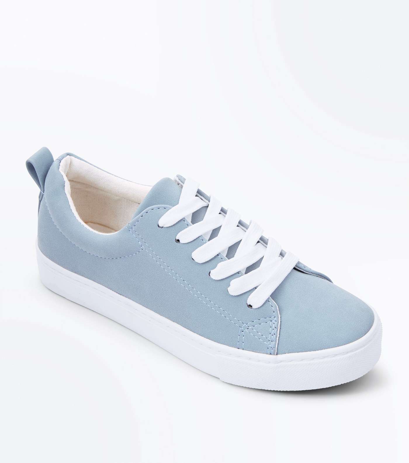 Girls Grey Lace Up Trainers