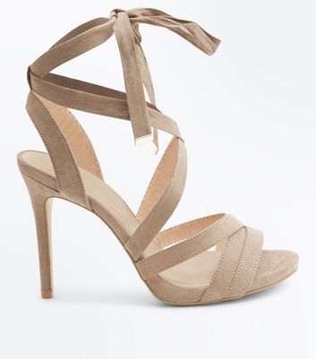wide fit brown heels