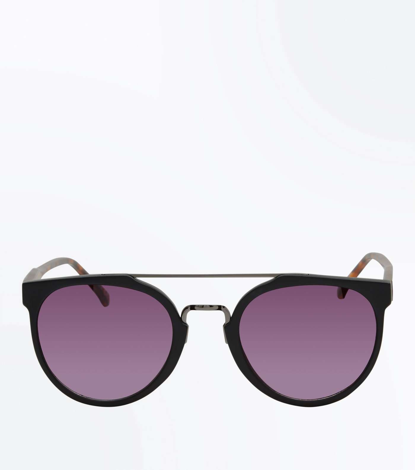 Black Bar Front Sunglasses Image 3
