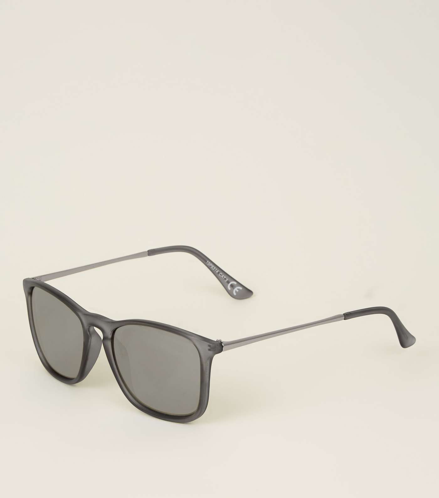 Pale Grey Keyhole Sunglasses 
