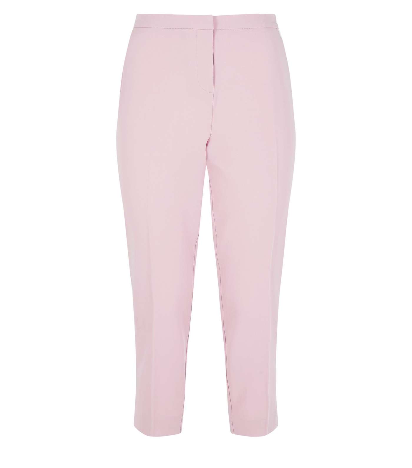 Petite Pale Pink Slim Leg Trousers Image 4