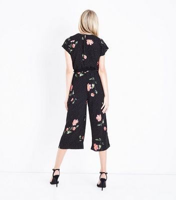 new look ditsy jumpsuit