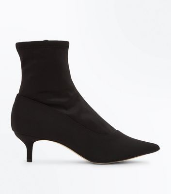botte chaussette talon transparent