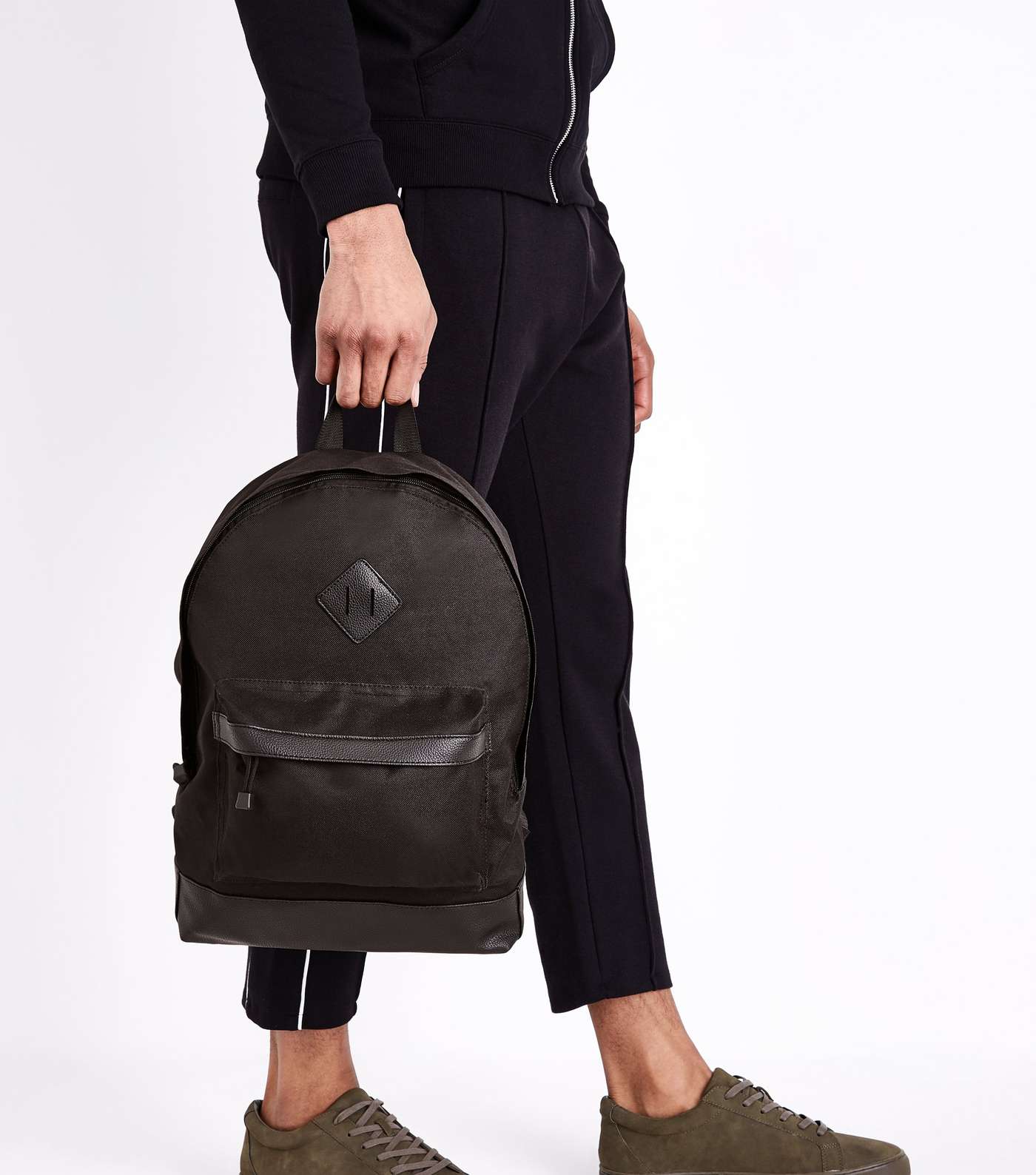Black Handle Top Backpack Image 2