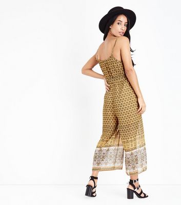 new look yellow jumpsuit