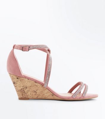 new look wide fit wedge sandals
