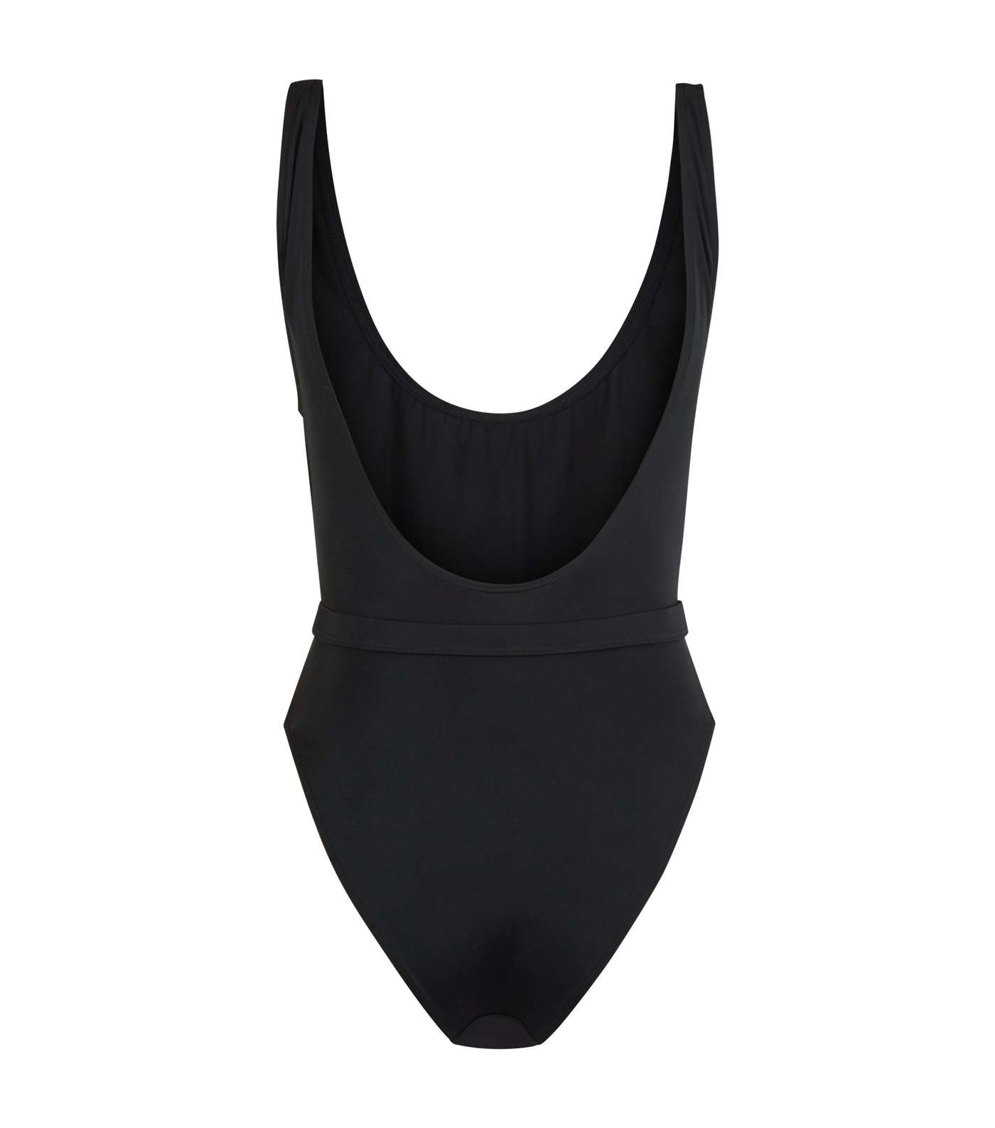 Black Belted Hardware Swimsuit  Image 4