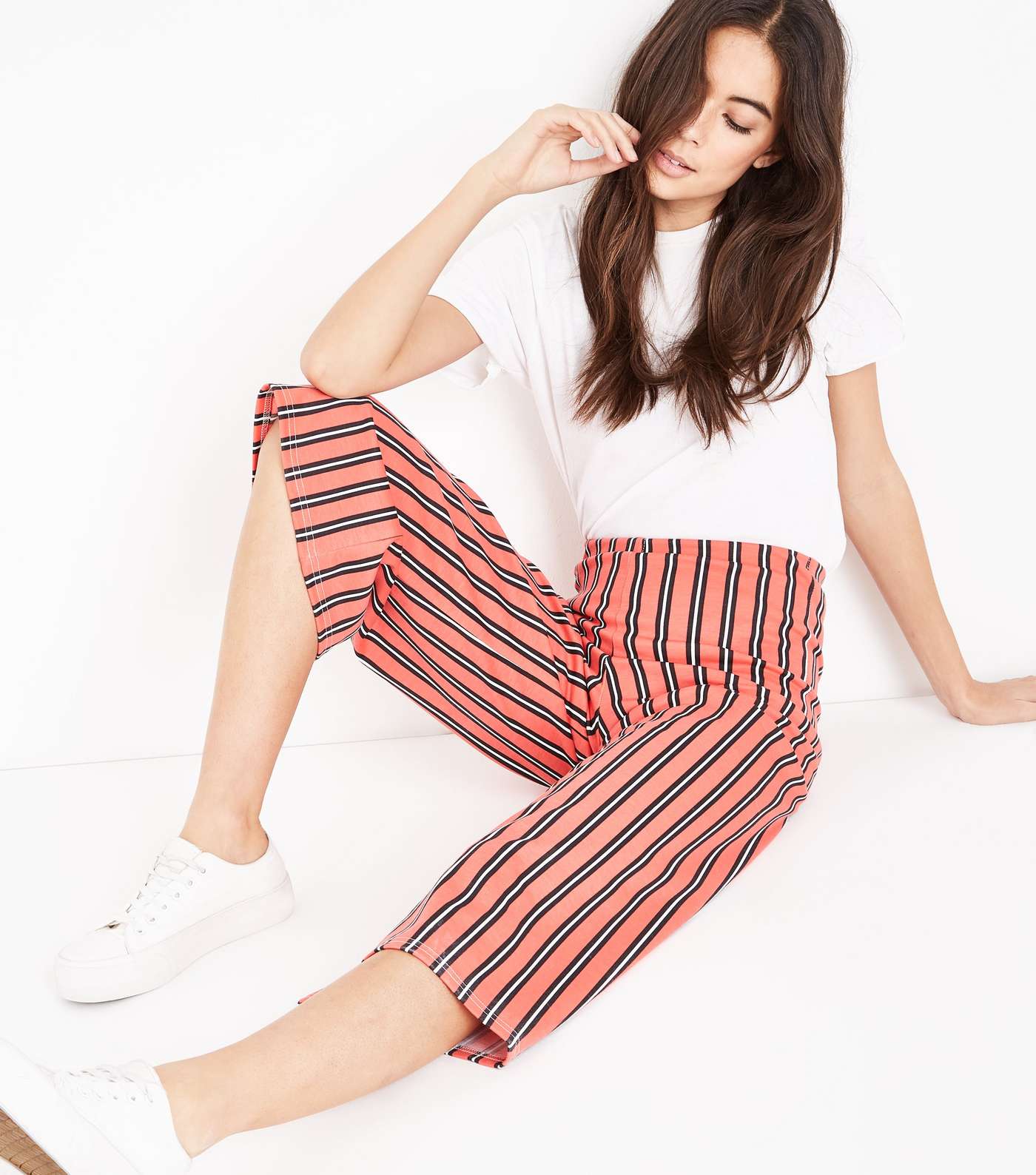 Innocence Red Stripe Culottes  Image 5