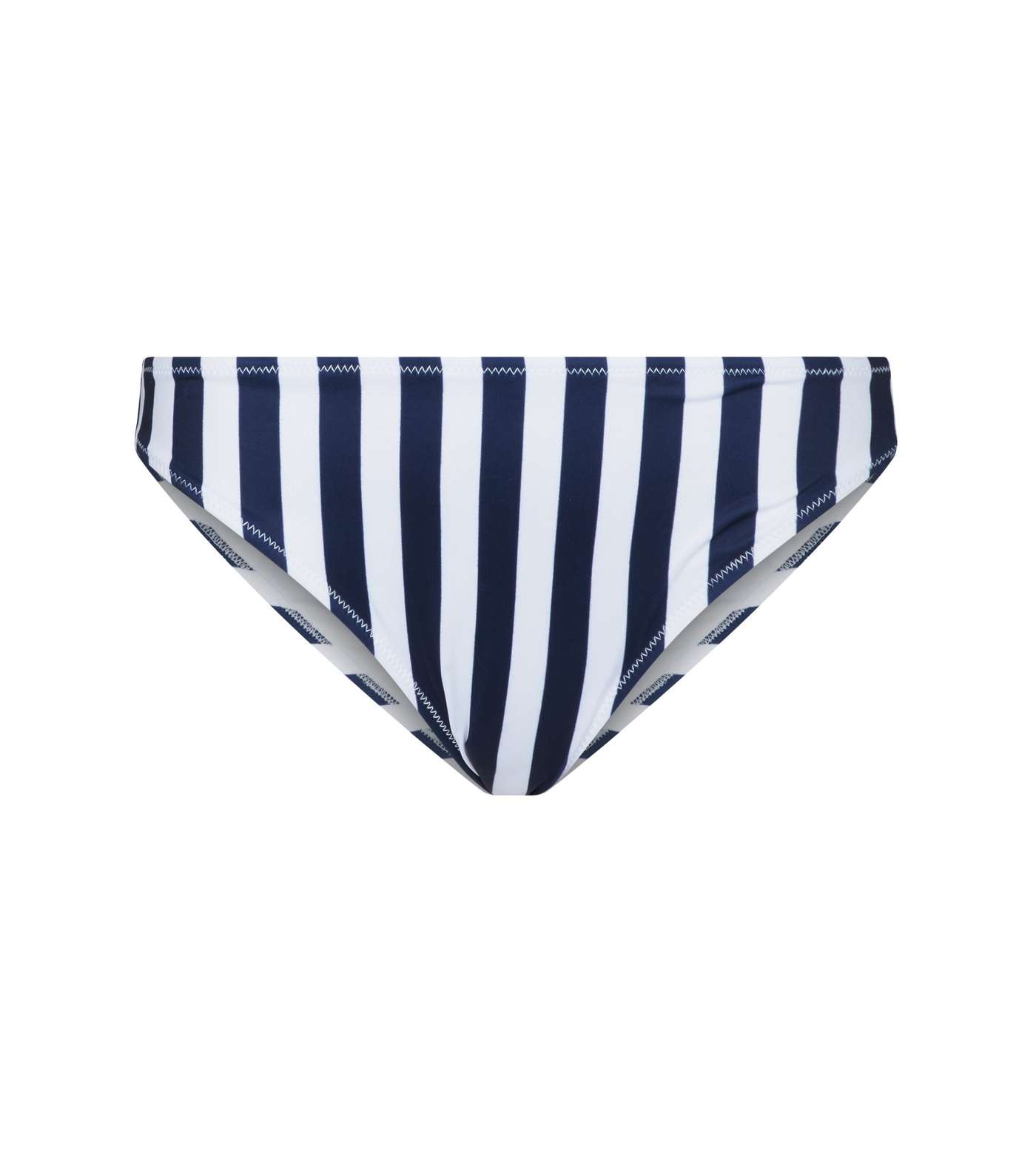 Blue Stripe Bikini Bottoms  Image 4