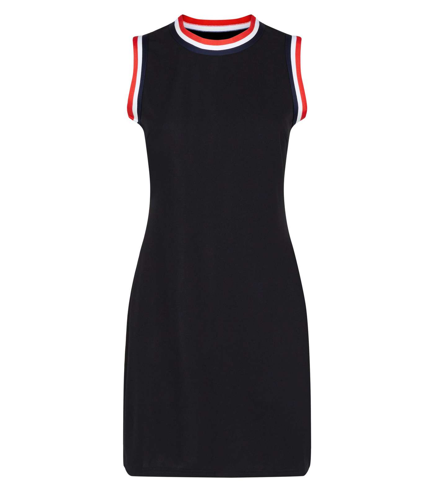 QED Black Stripe Trim Bodycon Dress  Image 4