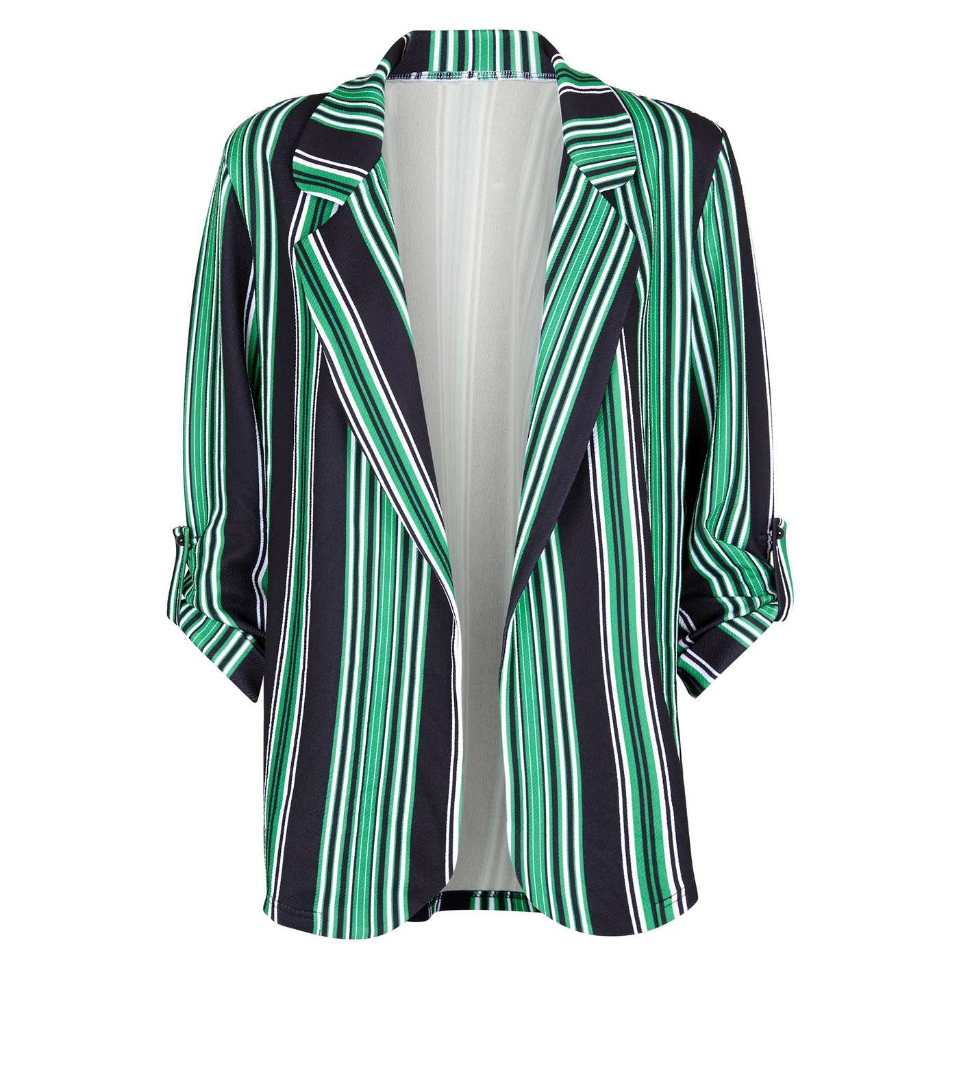 Cameo Rose Green Stripe Blazer  Image 4