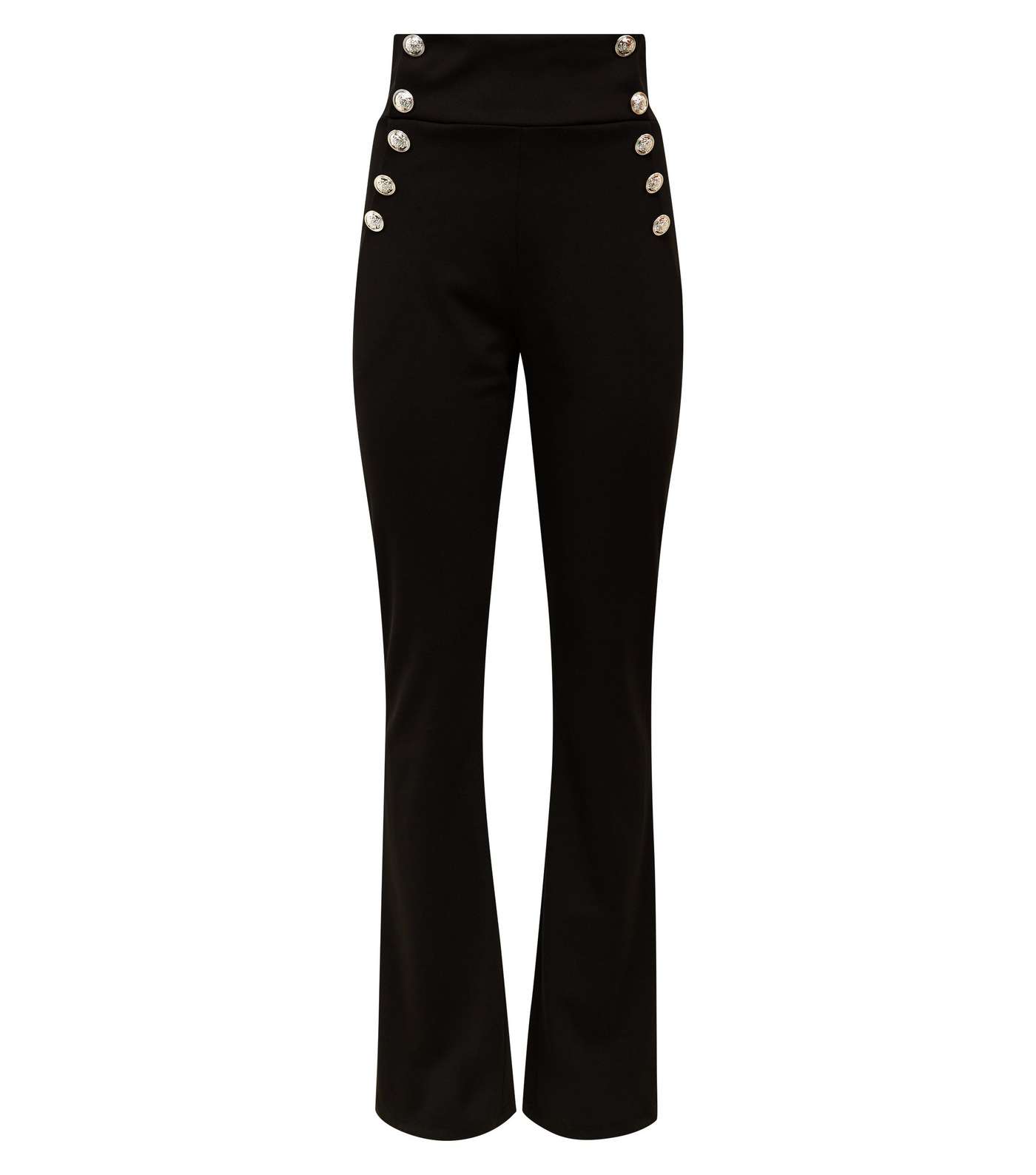Cameo Rose Black Military Button Trousers Image 4