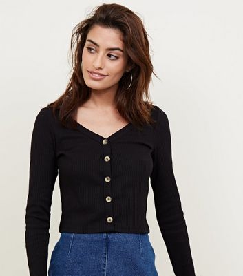 black cropped cardigan outfit