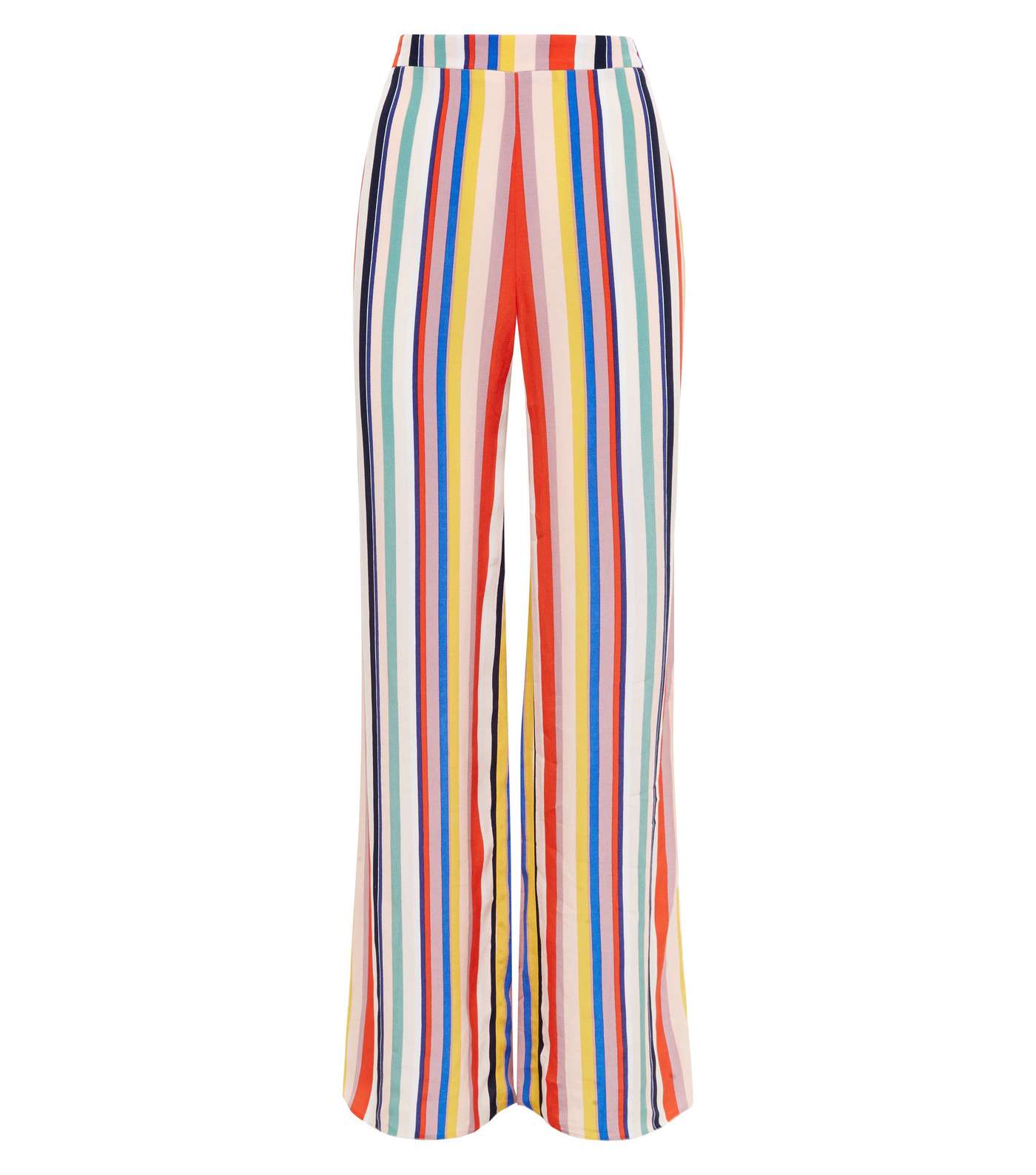 Rainbow Stripe Wide Leg Trousers Image 4
