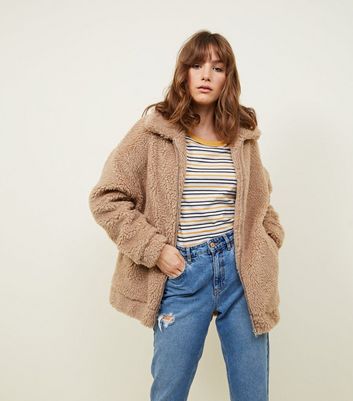 new look teddy bear jacket