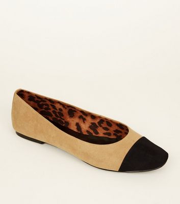 camel ballet pumps