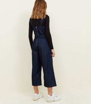 new look denim culotte jumpsuit