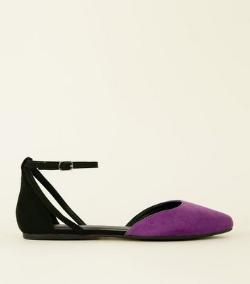 two tone pointed heels